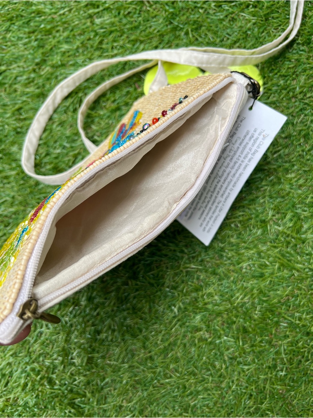 BEADED DRAGONFLY PHONE CROSSBODY BAG - Picture 4 of 5